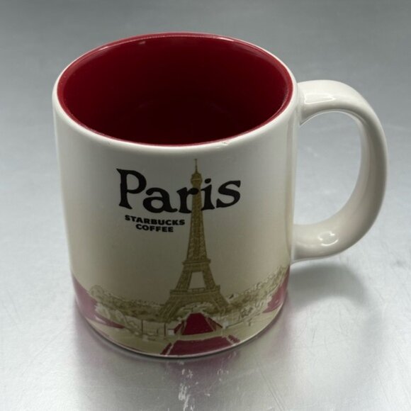 2015 Starbucks Paris Mini Demi Cup Espresso Coffee 3 oz Eiffel Tower Tiny Flaw - Picture 10 of 10